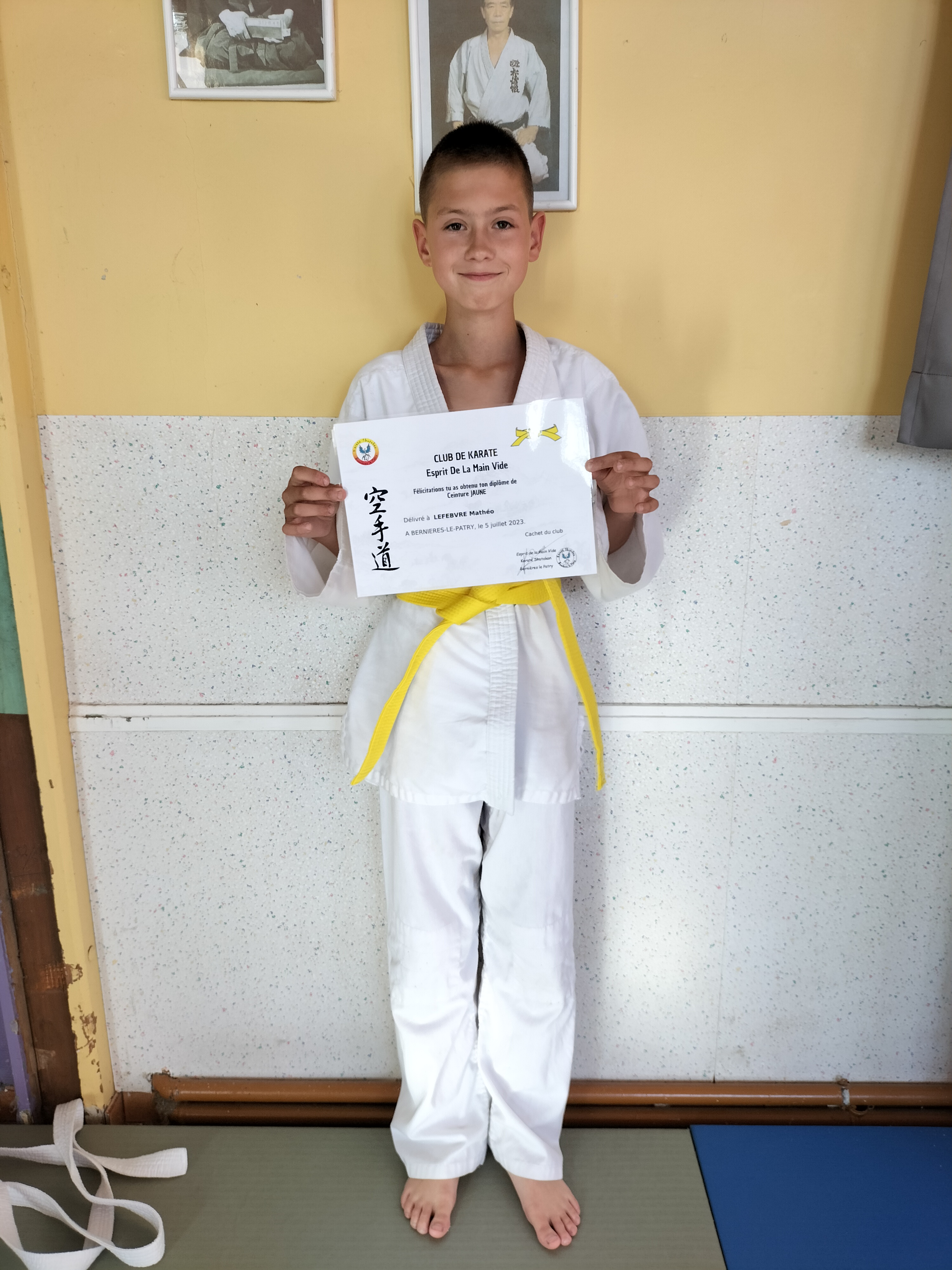 Basse Normandie karaté club de karaté esprit de la main vide condé sur noireau condé en normandie Valdallière Vassy Karaté Shotokan