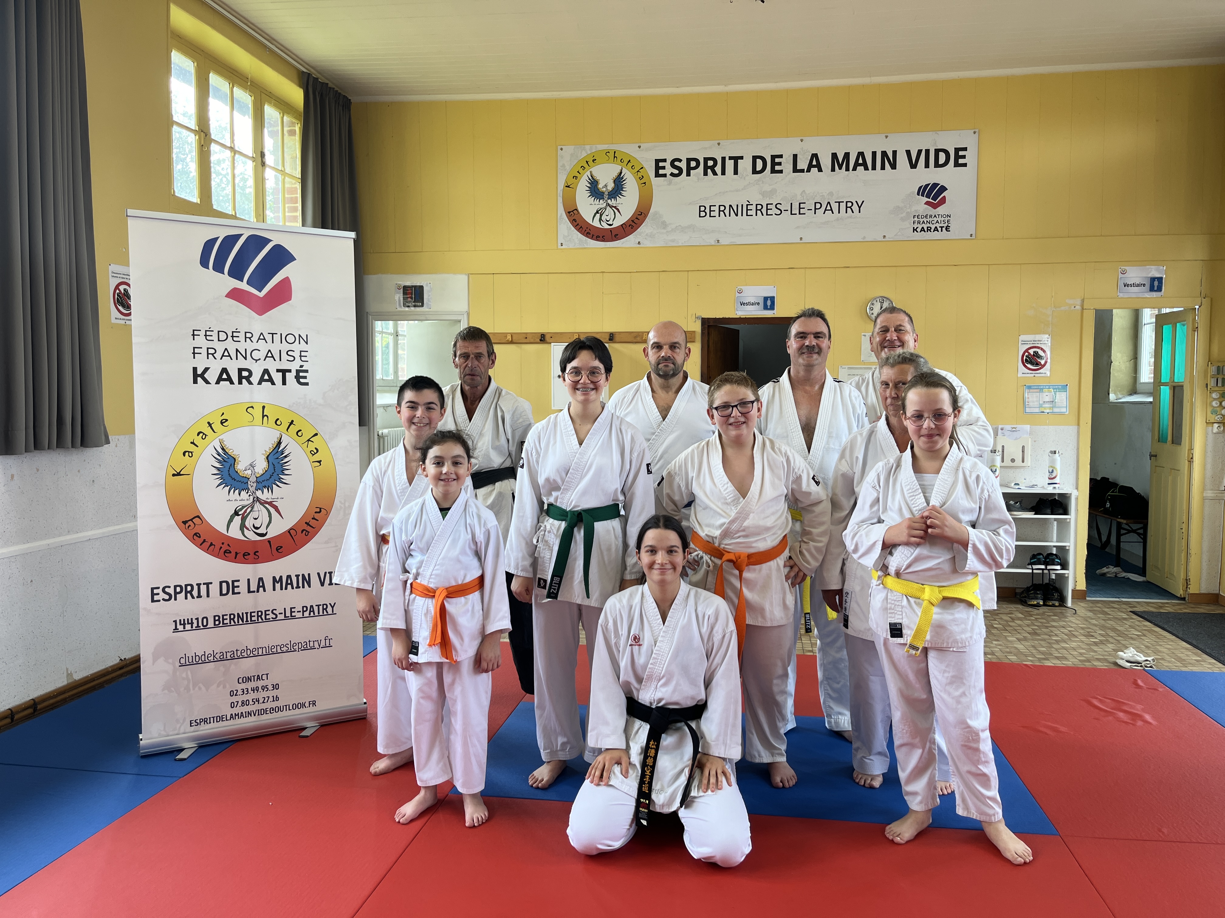 Basse Normandie karaté club de karaté esprit de la main vide condé sur noireau condé en normandie Valdallière Vassy Karaté Shotokan