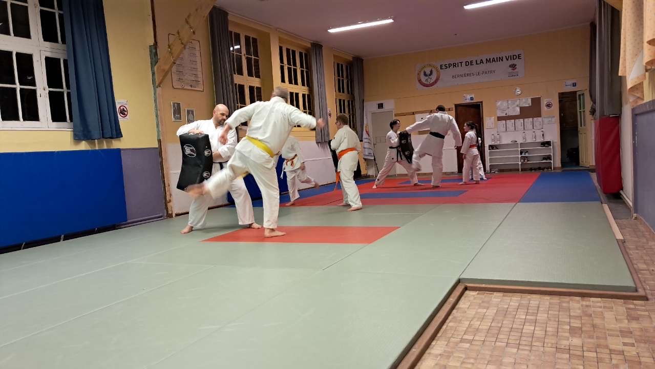 Basse Normandie karaté club de karaté esprit de la main vide condé sur noireau condé en normandie Valdallière Vassy Karaté Shotokan calvados vire Caen Flers orne familliale conviviale fjep rully
